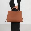 Tilbehor Jim RicWholesale | Bonnie M Leather Bag Cognac