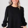 Klaer Ella u0026 il | Sonja Merino Sweater Black