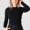 Klaer Ella u0026 il | Vibeke Merino Sweater Black