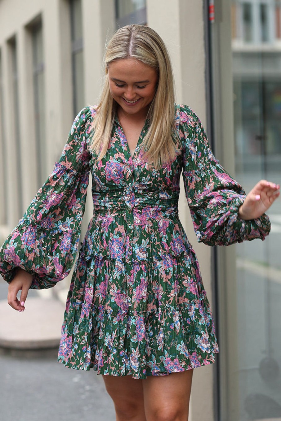 Klaer ByTiMo | Boho Shirt Dress Roses