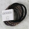 Tilbehor Bondep | Kknekki Hair Tie Slim Bundle 4 Cedar, Black, Coffee Stripe