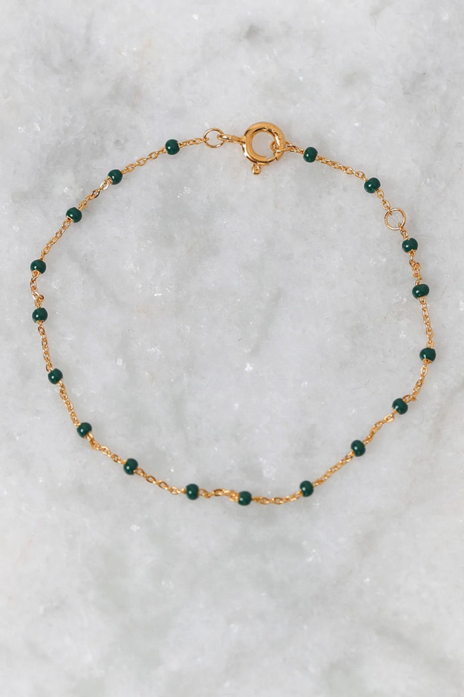 Tilbehor Enamel Copenhagen | Lola Bracelet Petrol Green