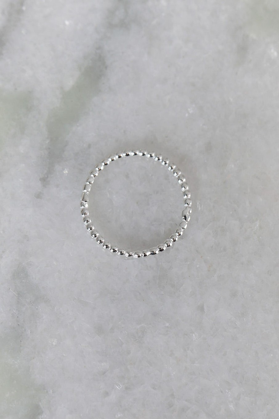 Tilbehor Enamel Copenhagen | Simple Ring Bubble Silver