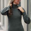 Klaer Ella u0026 il | Rosie Merino Sweater Army