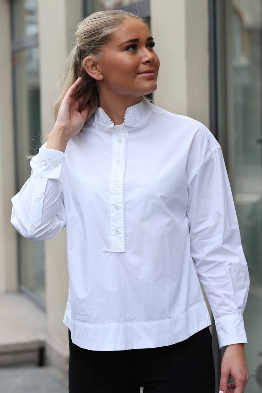 Klaer Soeur | Poeme Shirt Blanc