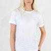 Klaer Ella u0026 il | Oline White Linen Tee